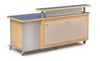 Russwood Straight Rover Desk w/ Acrylic Patron Ledge & Acrylic Front Panel
**Acrylic Patron Ledge and Acrylic Front Panel Sold Separately**