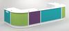 Russwood Palette Series Circulation Desk