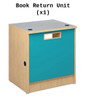 Book Return Unit for Russwood Palette Series Circulation Desk