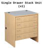 Single Drawer Unit for Russwood Palette Series Circulation Desk