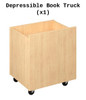 Book Truck for Russwood Palette Series Circulation Desk