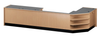 Russwood Trinity Series L-Shaped Circulation Desk