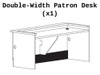 Double-Width Patron Desk