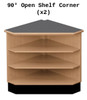 90-Degree Open Shelf Corner Units