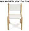 Whitney Brothers Whitney Plus White Chair