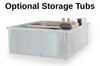 **Optional** Storage Tubs
**Sold Separately**