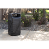Environmental of Safco 9371BL Twist Waste Receptacle Closed Top 32 Gallon