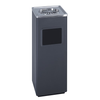 Safco 9696BL Square Ash and Trash Receptacle 3 Gallon