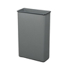 Safco 9618CH Rectangular Wastebasket 88 Qt. Pack of 3 - Charcoal