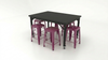 CEF Brainstorm Flex Chemical Resistant Height Adjustable Table