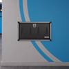 Sova Origin Horizontal Baby Changing Station with Stainless Steel Recessed Frame 10HR0012 - Black / Stainless Steel
