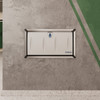 Sova Origin Horizontal Baby Changing Station with Stainless Steel Recessed Frame 10HR0011 - Light Gray / Stainless Steel