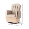 Foundations 4302046 SafeRocker Vinyl Swivel Glider Rocker