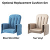 **Optional** Replacement Cushion Set
**Sold Separately**