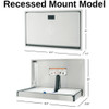 Sova Summit Stainless Steel Horizontal Baby Changing Station