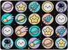 Flagship FA3433-32FS Out of This World Space Cosmic Seating - 6'W x 8'4"L