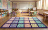 Flagship FA3556-44FS Out of This World Space Star Light Seating Squares - 7'6"W x 12'L