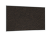 Ghent AK Series Aluminum Frame Traditional Cork Bulletin Board - Chocolate
