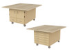 Hann AWS-3332U-P High Pressure Laminate Art and Printmaking Workstation with Cupboard and Drawers - Casters / Maple Grain
**Optional Casters Sold Separately**