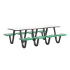 Cortech Rectangle J-Leg Anchor Table - 30x96