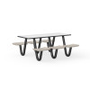 Cortech Rectangle J-Leg Anchor Table - 30x72