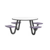 Cortech Round J-Leg Anchor Table - 42" Diameter / 4 Seats