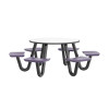 Cortech Round J-Leg Anchor Table - 48" Diameter / 6 Seats