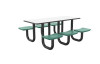 Cortech Rectangle U-Leg Anchor Table - 72"L / 6 Seats