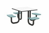 Cortech Square U-Leg Anchor Table - 42" / 4 Seats