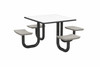 Cortech Square U-Leg Anchor Table - 42" / 4 Seats