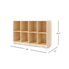 Foundations 4228147 8 Compartment Mobile Bag Cubby Organizer
