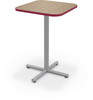 MooreCo Inklud Square Fixed Height X-Base Table - 42"H