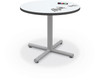 MooreCo Inklud Round Dry Erase Fixed Height X-Base Table - 29"H