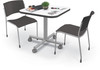 MooreCo Inklud Square Dry Erase Fixed Height X-Base Table with **Optional** Casters - 29"H
**Additional Furniture Not Included**