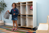 Whitney Brothers WB1993 elevatED Six Section Coat Locker
**Props Not Included**