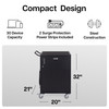 Luxor ABC30CHARGEKD Line Leader Essential 30-Device Charging & Storage Cart
