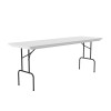 Counter Height Rectangular Heavy Duty Blow-Molded Plastic Folding Table - Correll R-Series