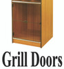 Ironwood Manufacturing 514-3-G Grill Door Music Storage