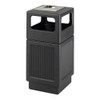 Safco 9477 Canmeleon Receptacle Recessed Panel Side Open Ash Urn