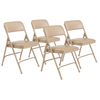 Premium Vinyl Double Hinge Folding Chair (4 Pack) - NPS 1201