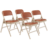 Premium Vinyl Double Hinge Folding Chair (4 Pack) - NPS 1203