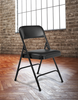 Premium Vinyl Double Hinge Folding Chair (4 Pack) - NPS 1200 **Individual Chair - Caviar Black Vinyl/Black Frame** Premium Vinyl Double Hinge Folding Chair (4 Pack) - NPS 1200 **Individual Chair - Caviar Black Vinyl/Black Frame**