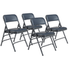 Deluxe Vinyl Triple Brace Folding Chair (4 Pack) - NPS 1300 **Dark Midnight Blue Vinyl/Char-Blue Frame** Deluxe Vinyl Triple Brace Folding Chair (4 Pack) - NPS 1300 **Dark Midnight Blue Vinyl/Char-Blue Frame**