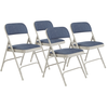 Deluxe Fabric Double Hinge Folding Chair (4 Pack) - NPS 2205