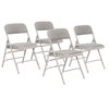Deluxe Fabric Triple Brace Folding Chair (4 Pack) - NPS 2302