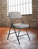 Premium Thick Upholstered Seat Double Hinge Folding Chair (2 Pack) - NPS 3200 **Individual Chair - Fabric Upholstery**