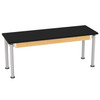 Diversified Uplift! ChemGuard Table with Wood Apron - P8302