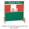 Deluxe Puppet Theater with Chalkboard - Wood Designs WD21650