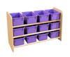 Wood Designs WD13809PP See All Storage with Purple Trays