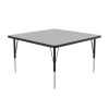 Square Adjustable High Pressure Laminate Activity Table - Correll A-SQ